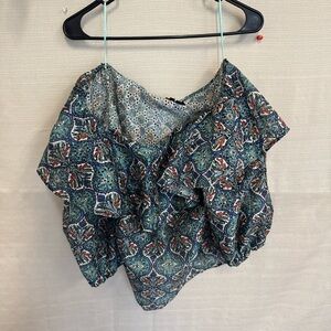 Floral Patterned Women's Top